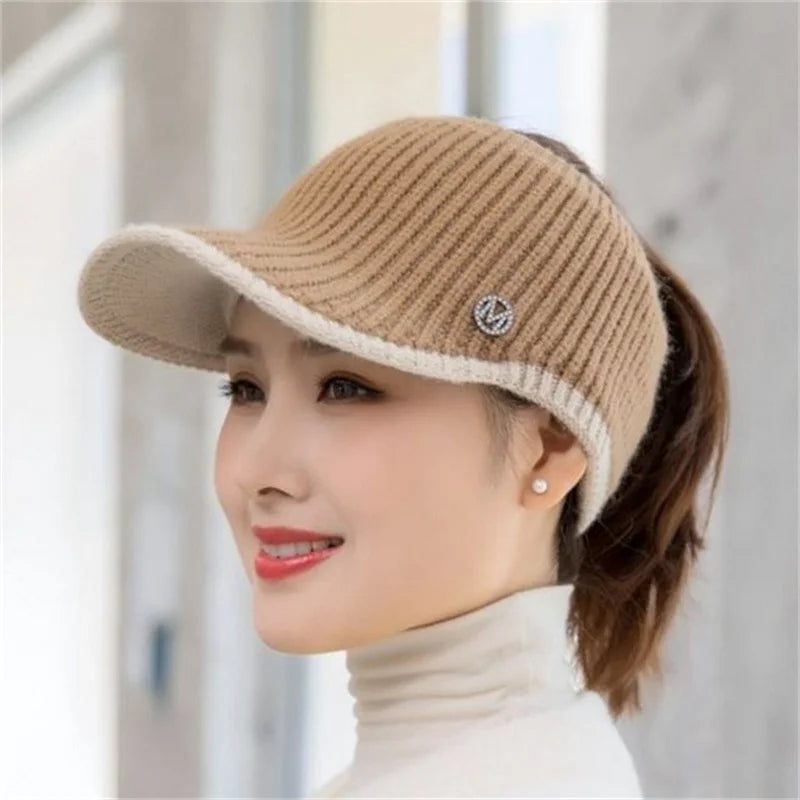 Women’s Sports Visor Hat – Autumn & Winter