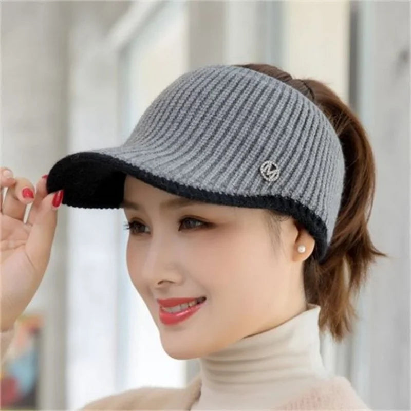 Women’s Sports Visor Hat – Autumn & Winter