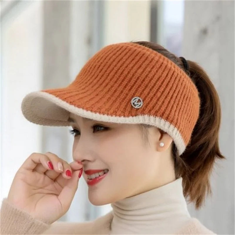 Women’s Sports Visor Hat – Autumn & Winter