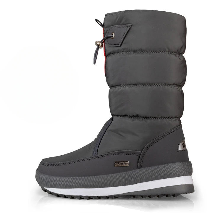 Waterproof Snow Boots with Plush Lining