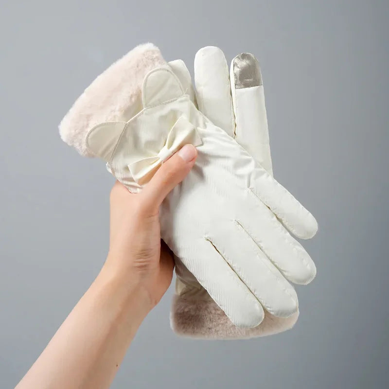 Women’s Waterproof Velvet Winter Gloves