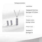 Silver Colour Jewellery Set