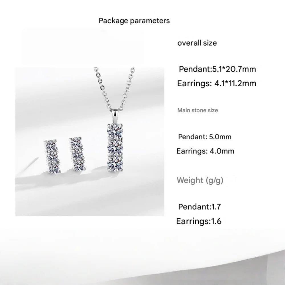 Silver Colour Jewellery Set