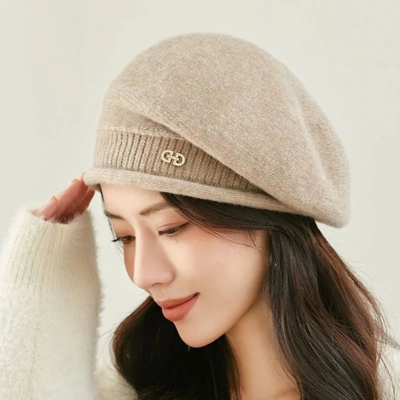1pc, Women's Stretchy Fleece Beanie Hat