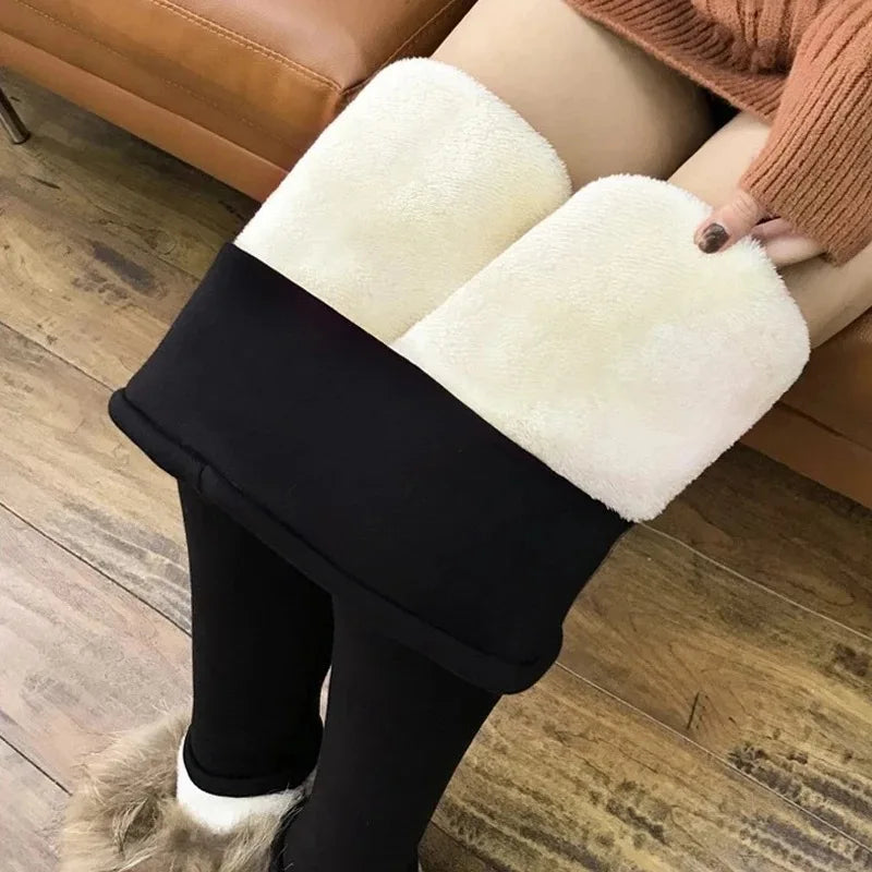 Women’s Fleece-Lined High-Waist Winter Leggings