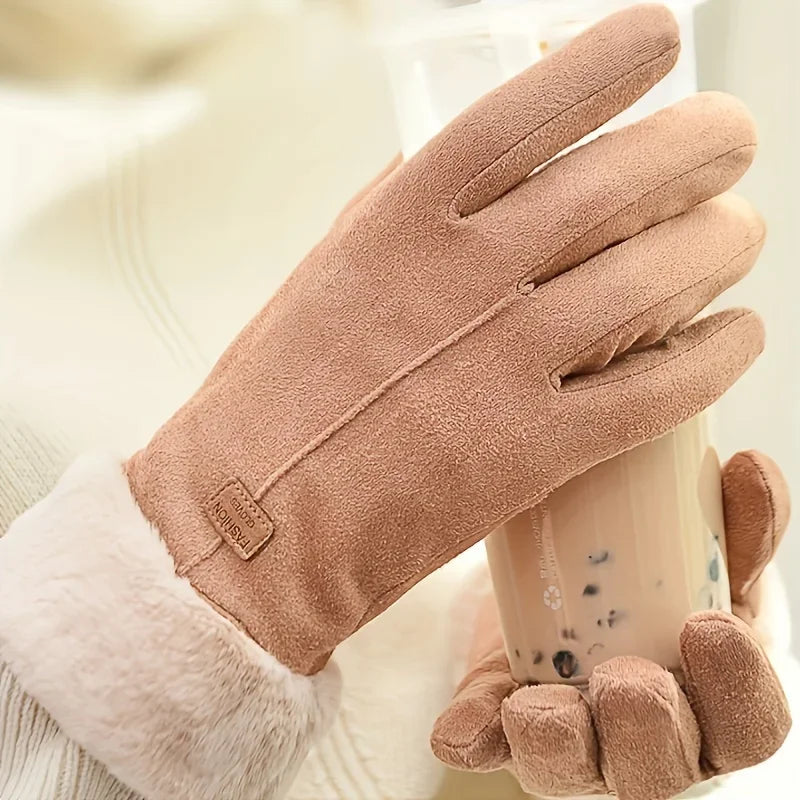 Women’s Plush Lined Winter Gloves