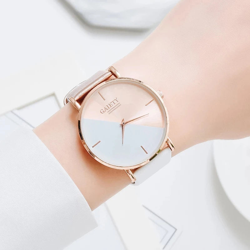 Women’s Classic Leather Strap Watch