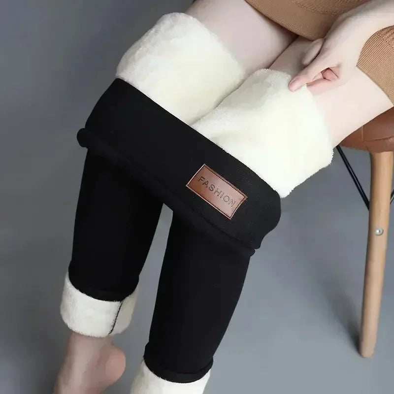 Women’s Fleece-Lined High Waist Winter Leggings