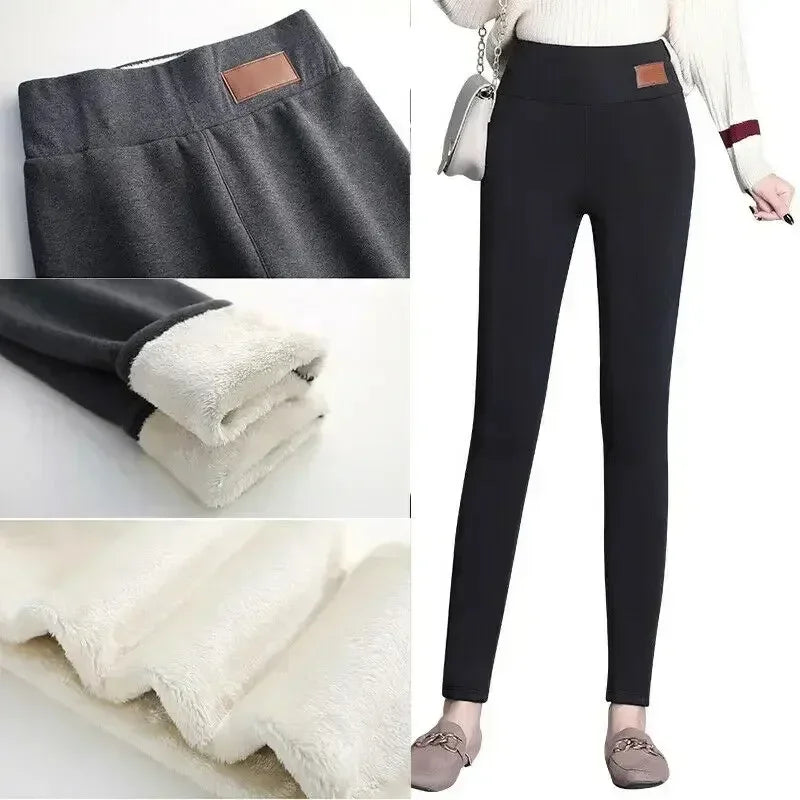 Women’s Fleece-Lined High-Waist Winter Leggings