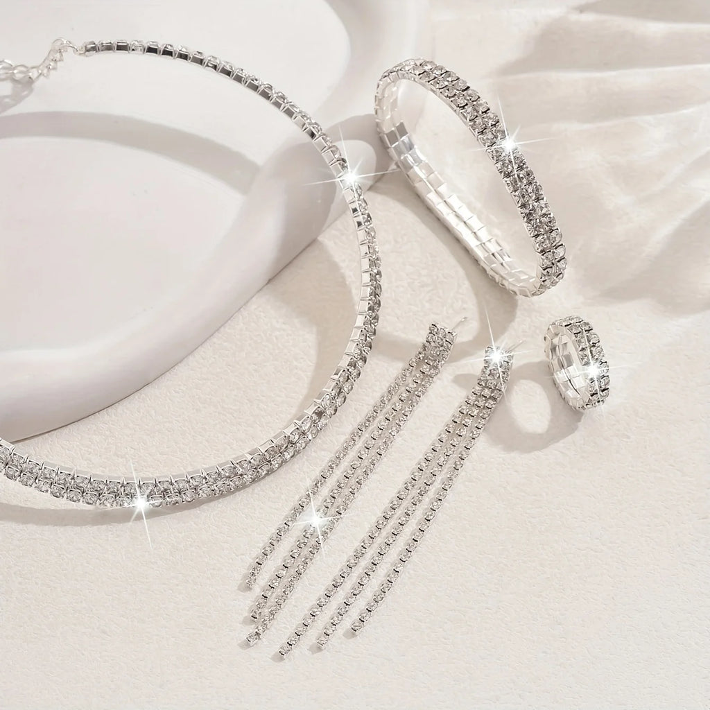 Rhinestone Jewellery Set