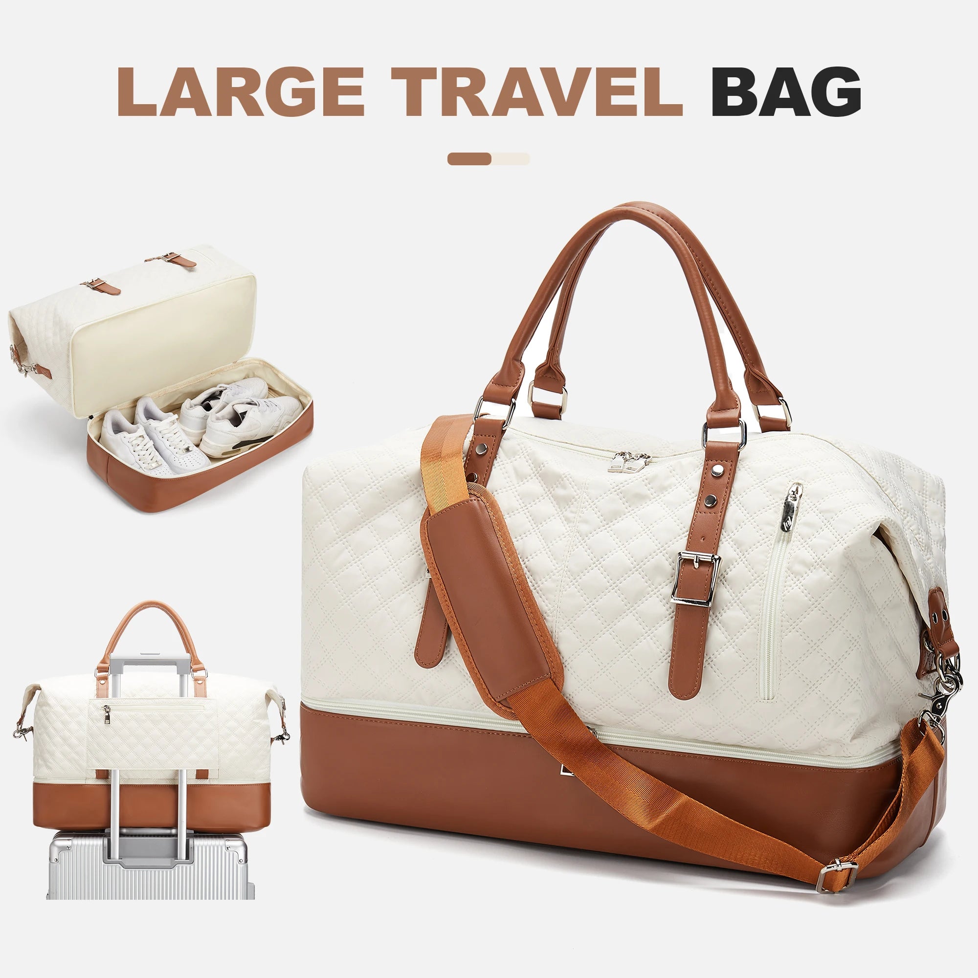Large Weekender Travel Bag