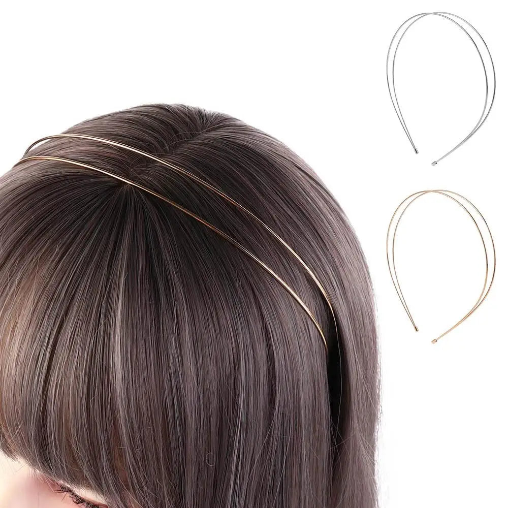 Alloy Double Ring Hair Bands