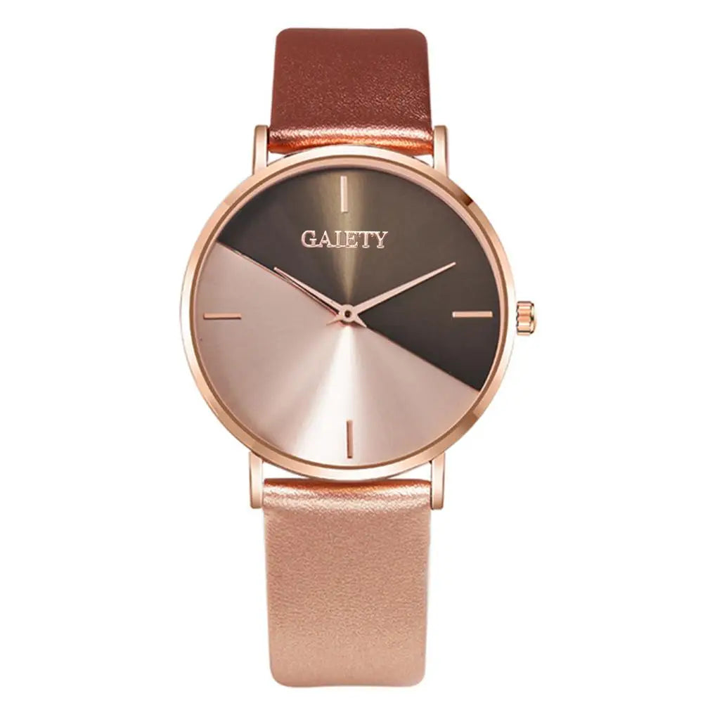 Women’s Classic Leather Strap Watch