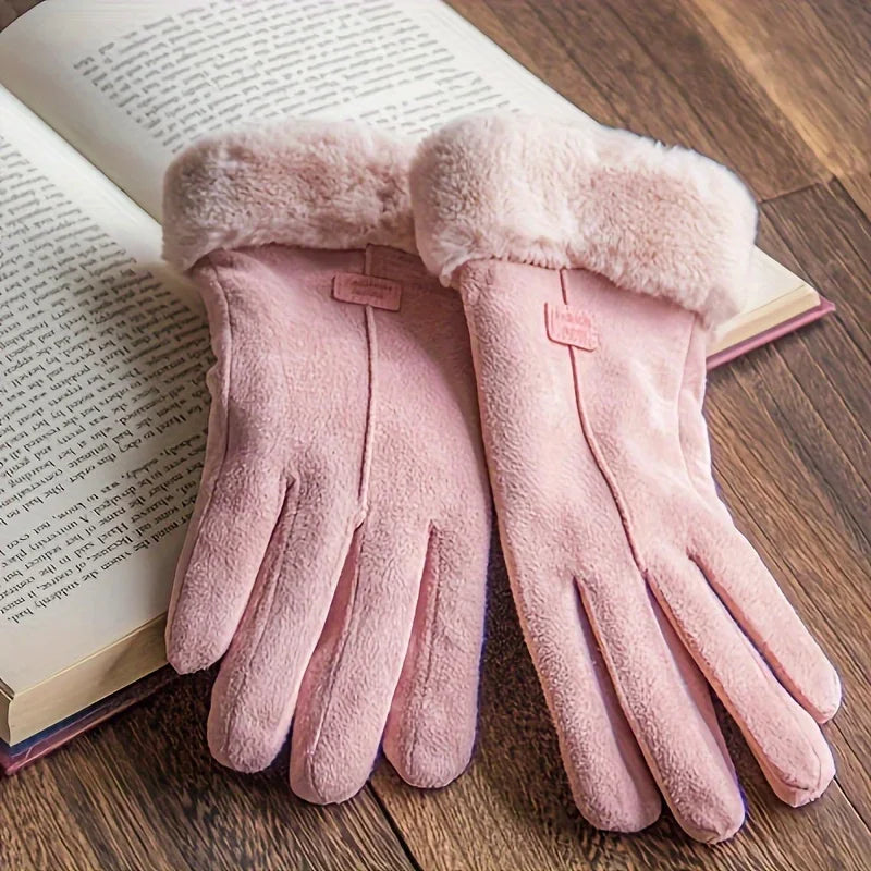 Women’s Plush Lined Winter Gloves