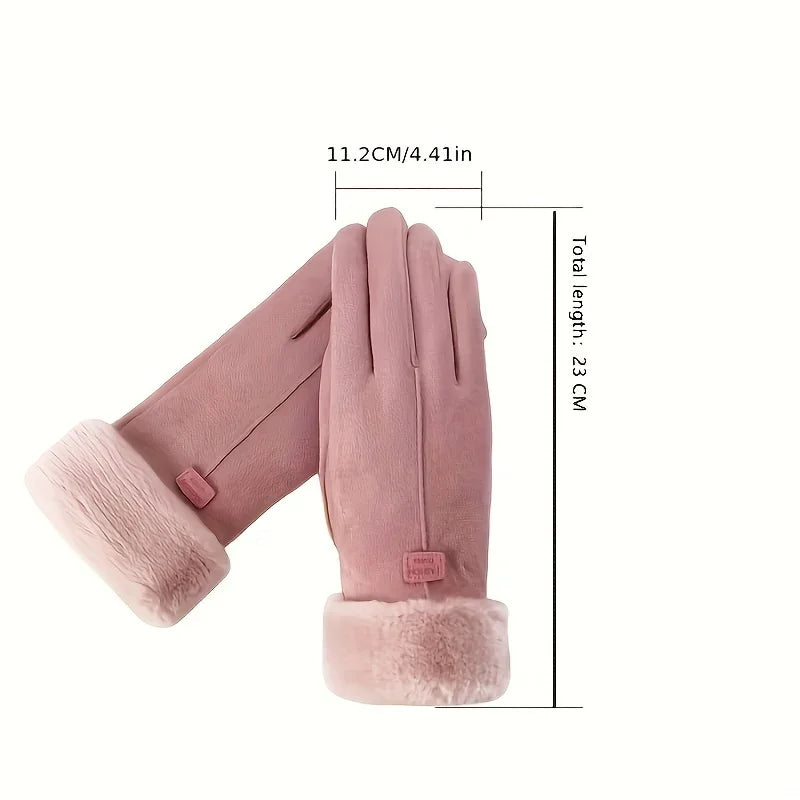 Women’s Plush Lined Winter Gloves