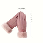 Women’s Plush Lined Winter Gloves