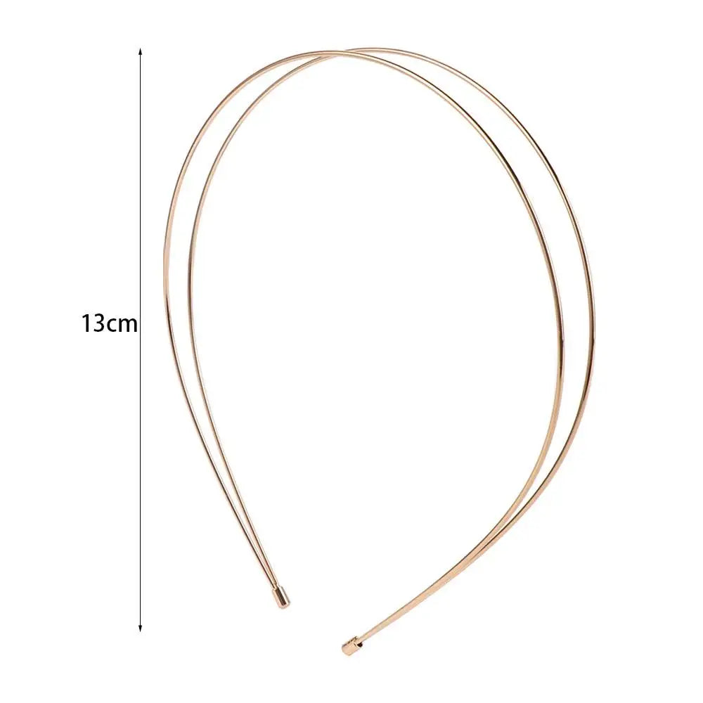 Alloy Double Ring Hair Bands