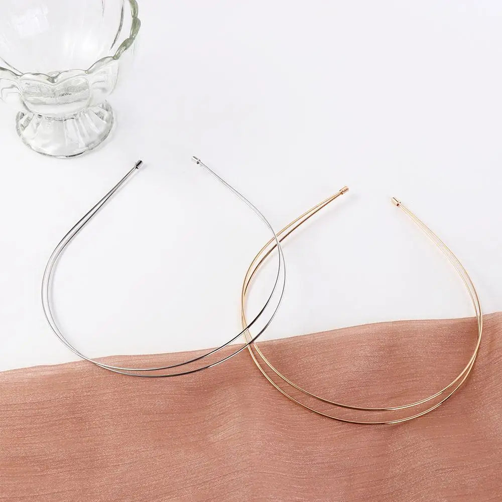 Alloy Double Ring Hair Bands