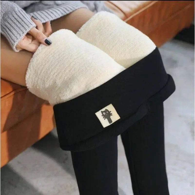 Women’s Fleece-Lined High Waist Winter Leggings