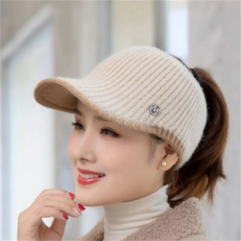 Women’s Sports Visor Hat – Autumn & Winter