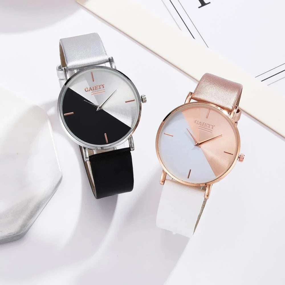 Women’s Classic Leather Strap Watch